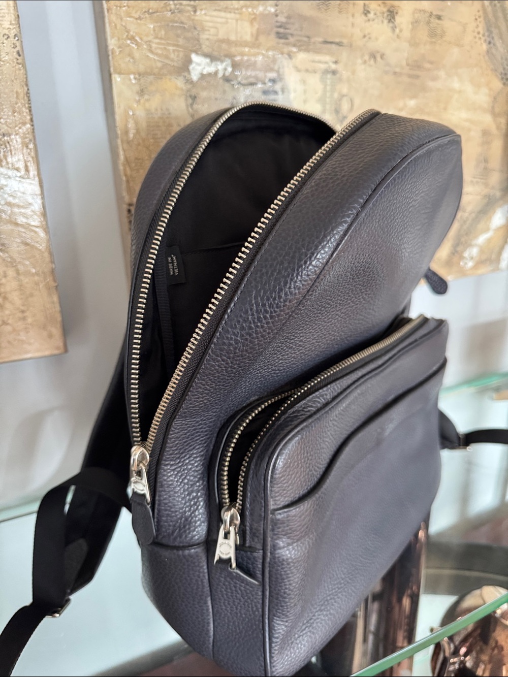Coach Leather Backpack - Picture 7 of 8